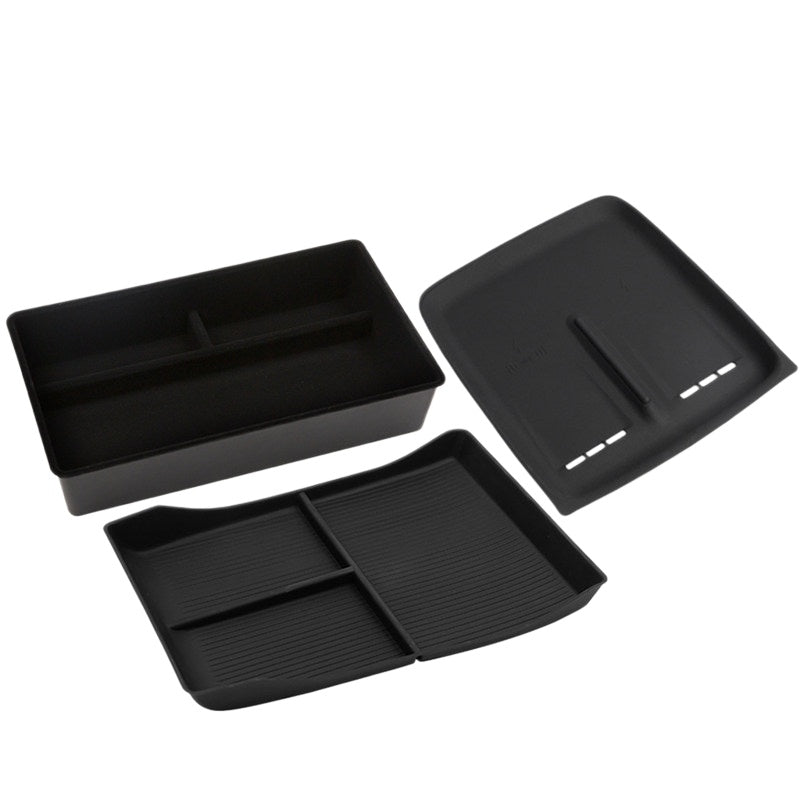 Xpeng P7+ Armrest Storage Box Center Console Silicone/Flocked Pad