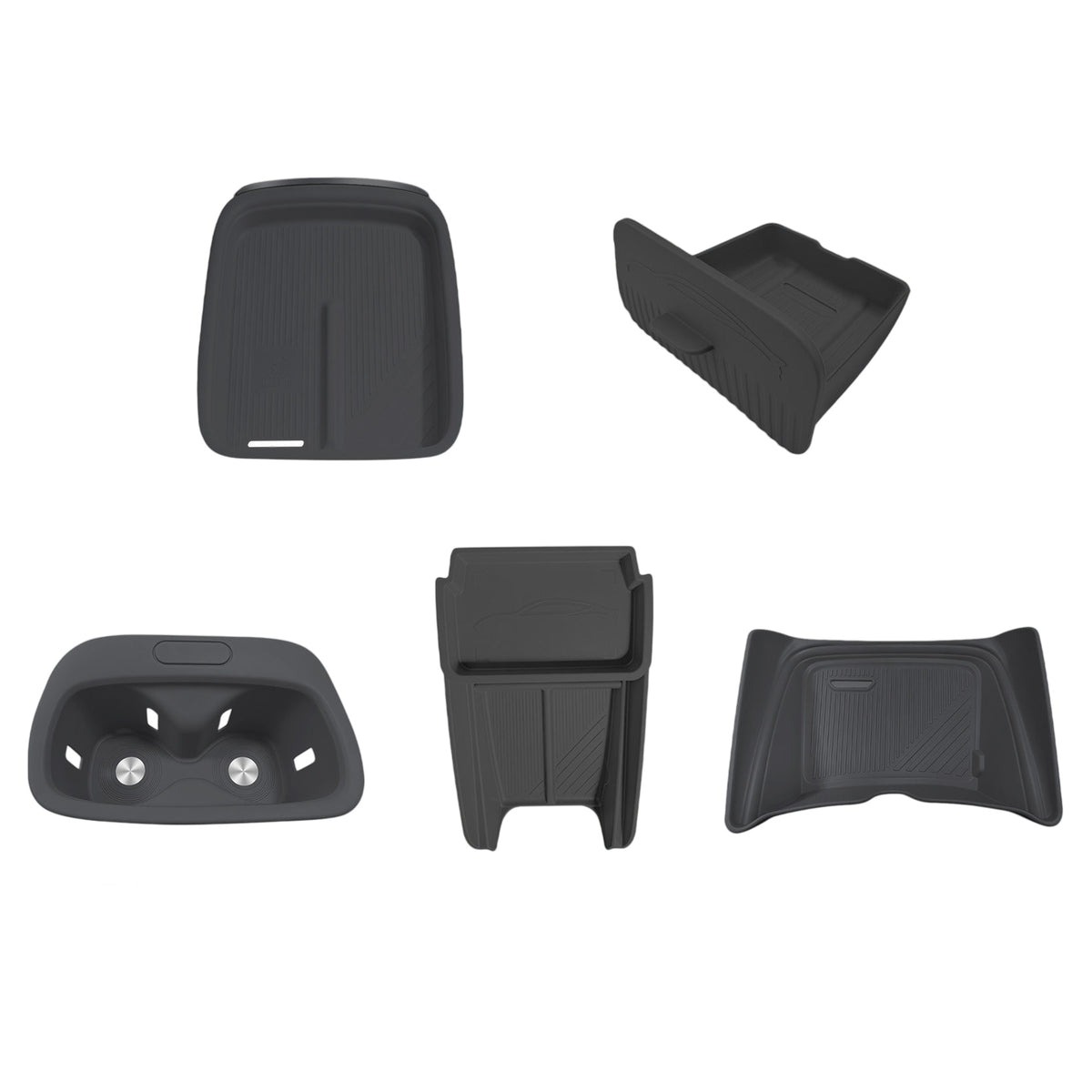 Silicone Cup Holder Mat & Wireless Charging Kit for XPENG MONA L03