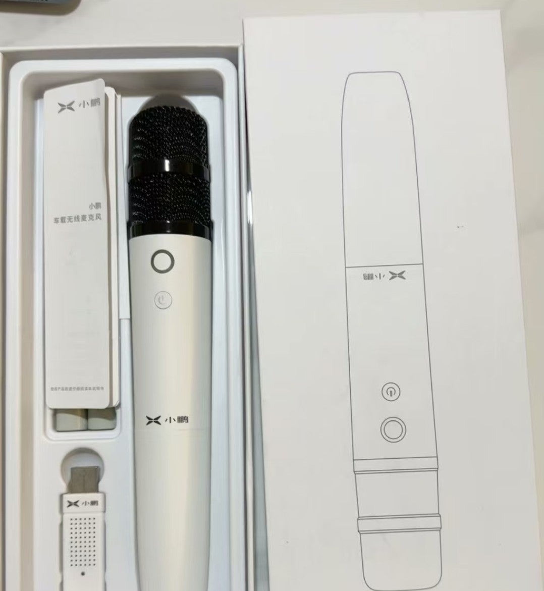 Wireless Car Karaoke Microphone for Xpeng G6/G9/P5/P7/M03 USB Connection